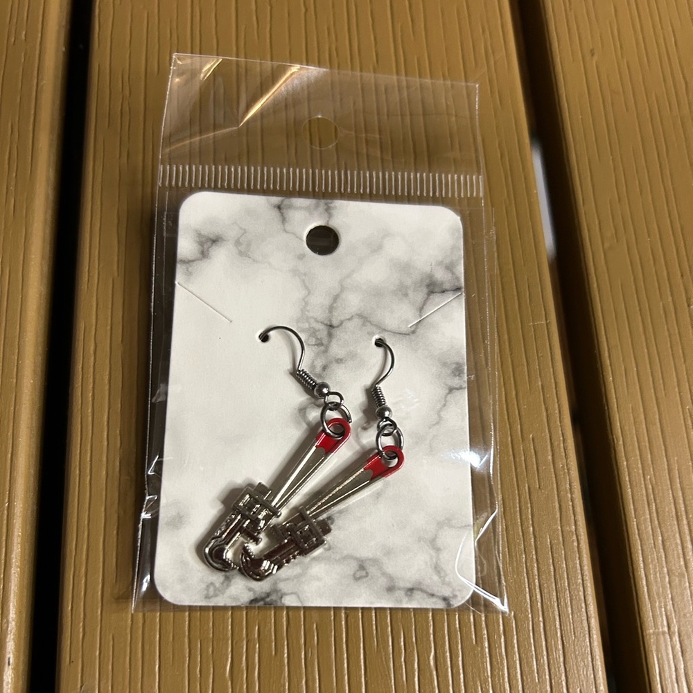 Wrench Dangle Earrings